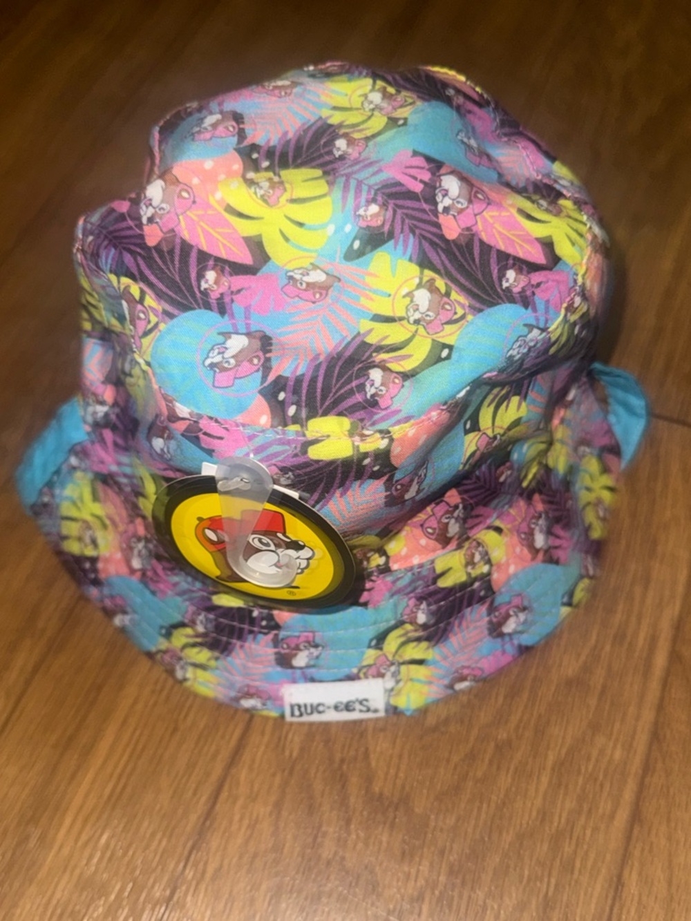 Bucees bucket hat toddler reversible colorful floral - Picture 3 of 5